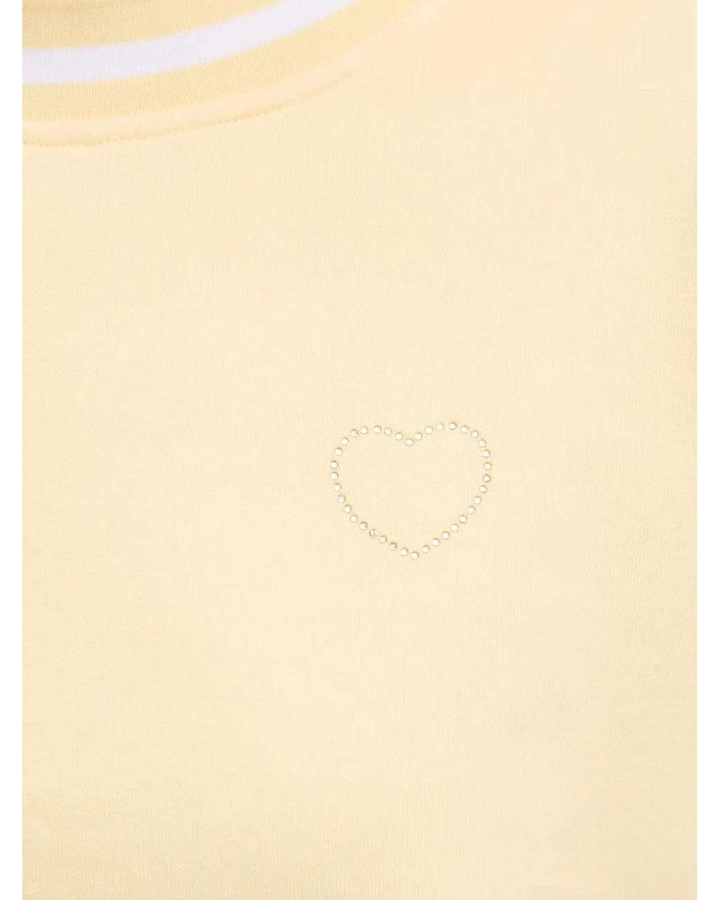 MARC AUREL Blue Heart-Motif Drawstring Sweatshirt