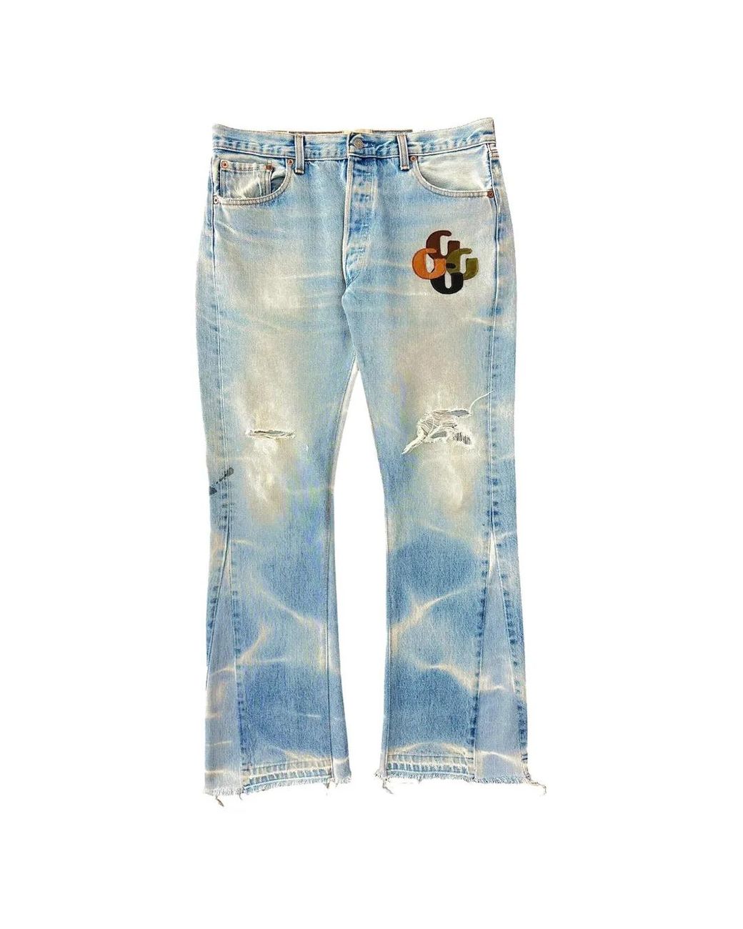 GALLERY DEPT. Blue Jean La Flare À Détail De Patch for men