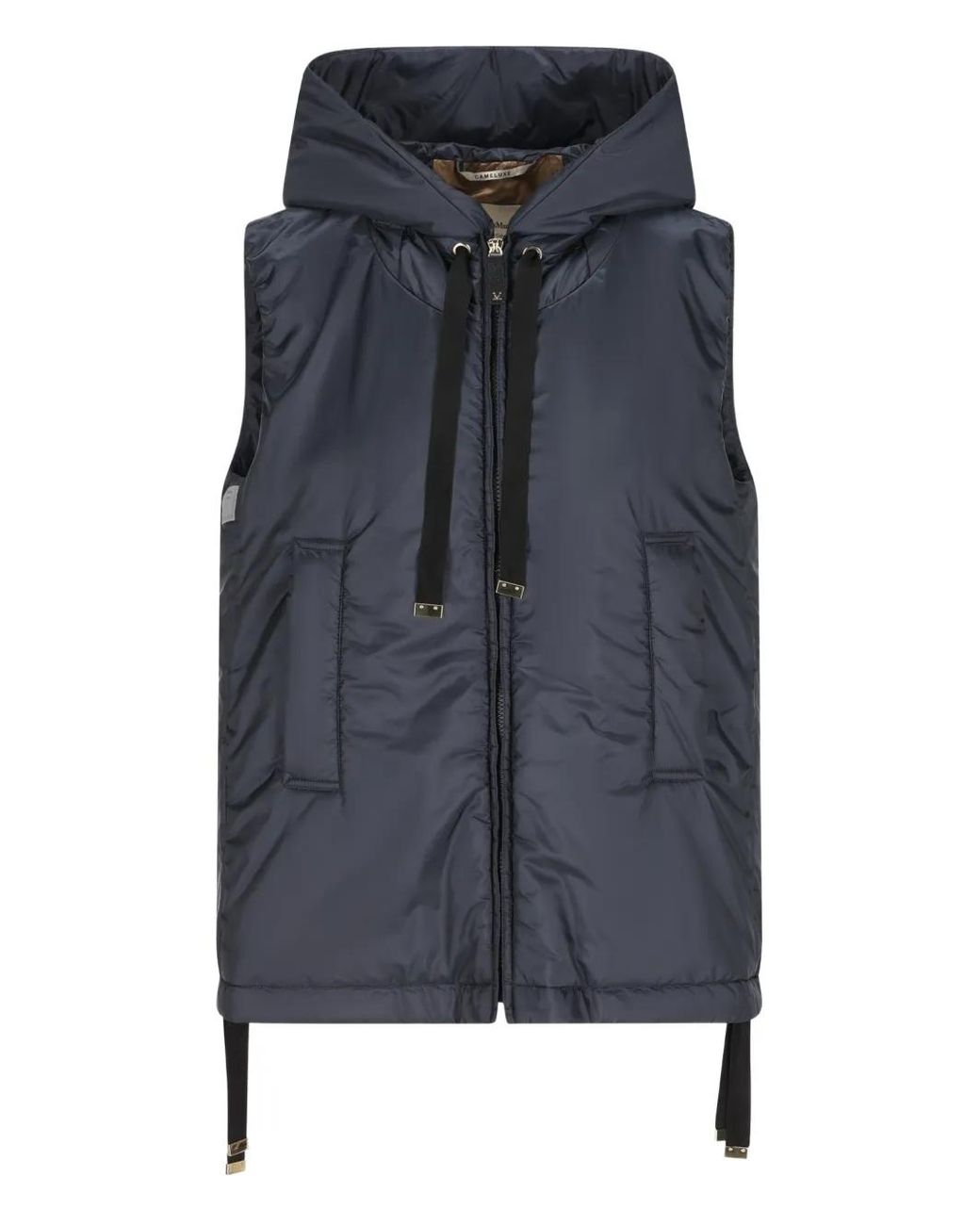 Max Mara Blue Down Vest