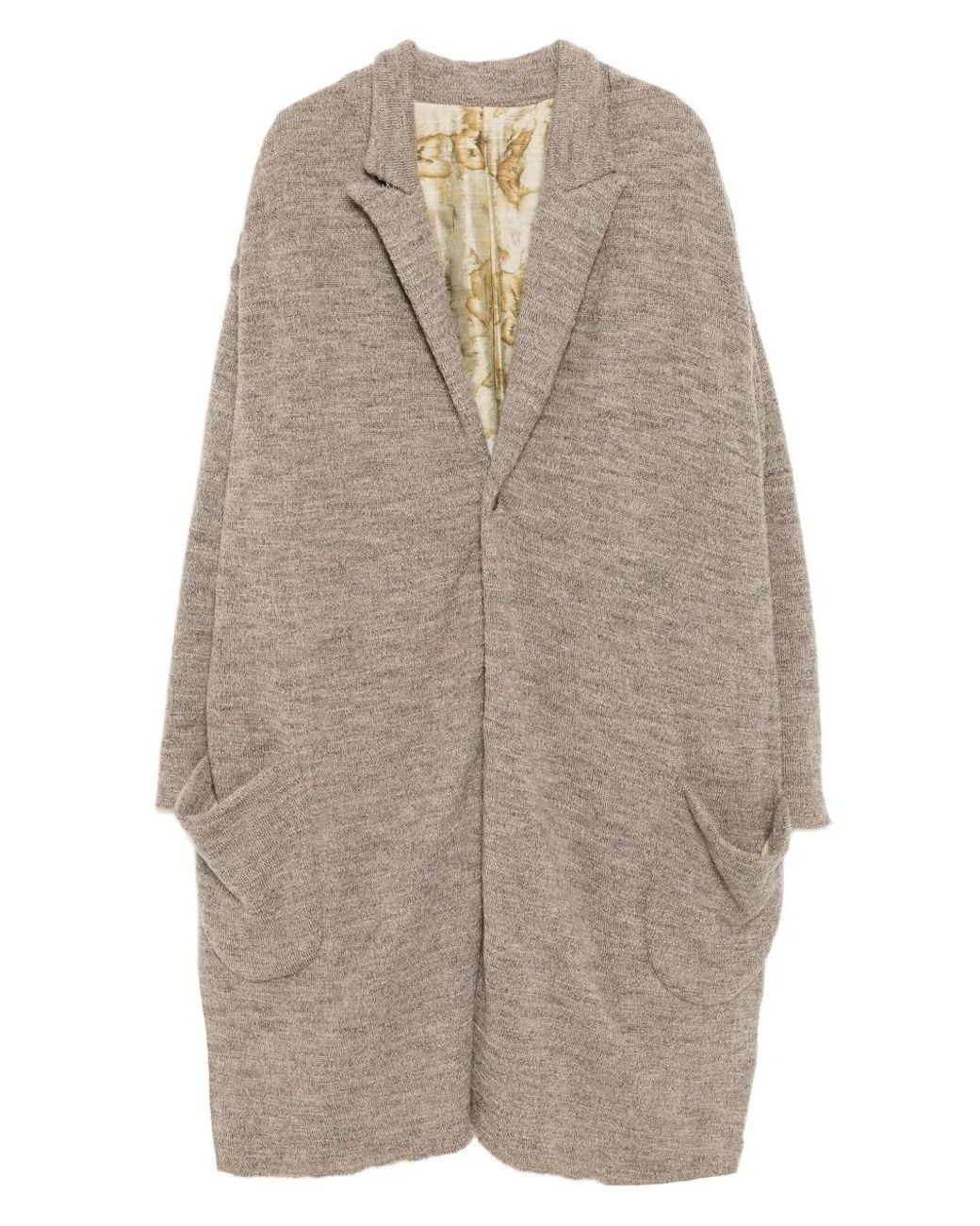 CHIAHUNG SU Natural Dyed Wool Coat