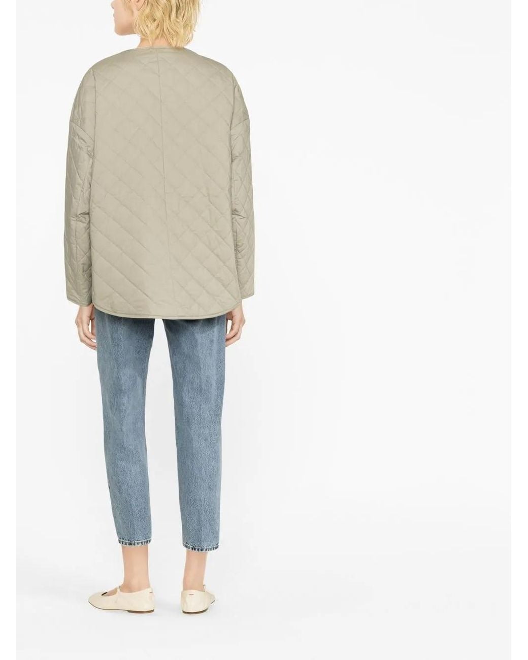 Totême Natural Oversized Quilted Jacket