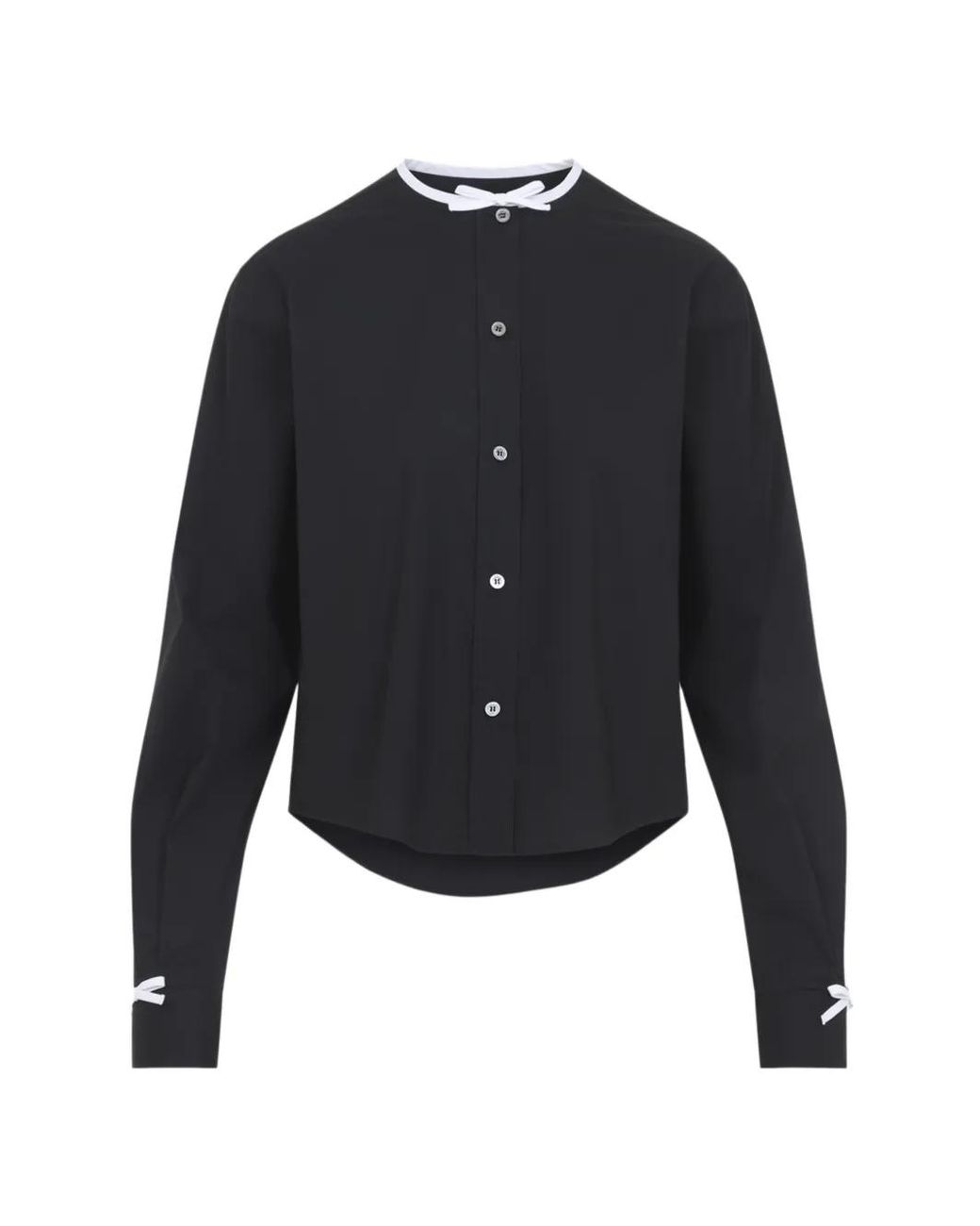 Moschino Blue Bow-Detail Jacket