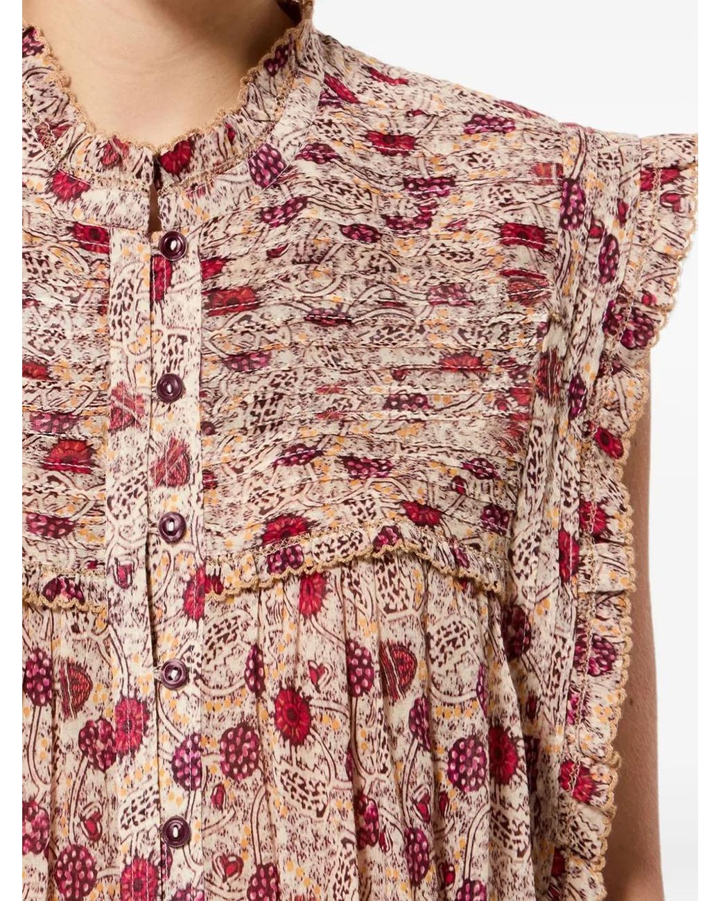 Isabel Marant Pink Dersia Top