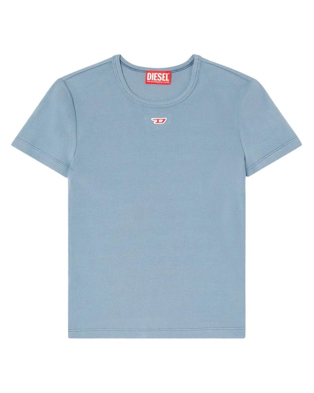 DIESEL Blue T-Shirts And Polos