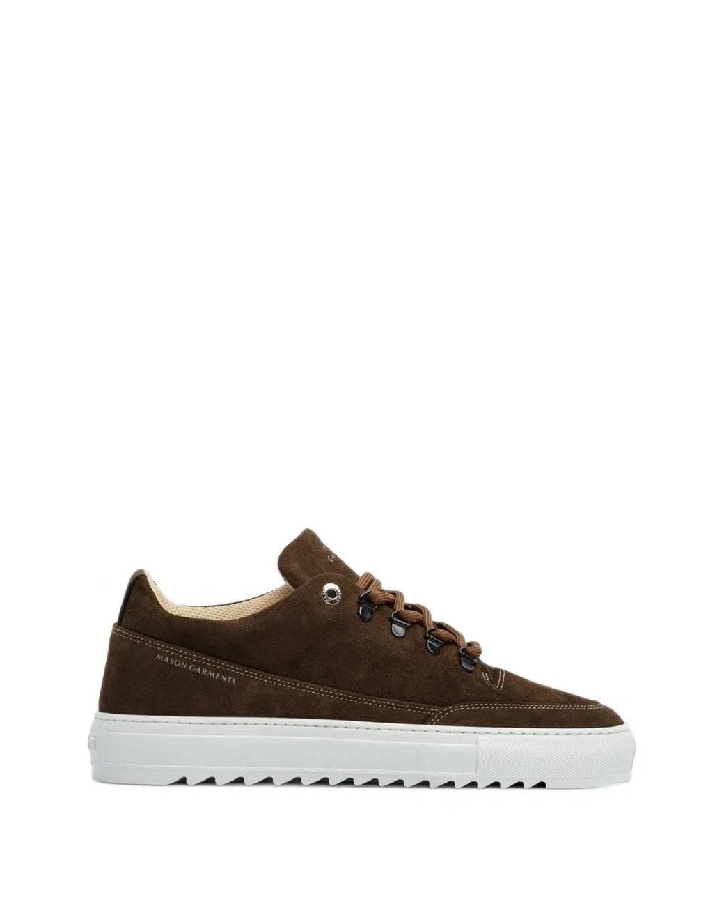 Mason's Brown Torino Colorato Suede Sneakers for men