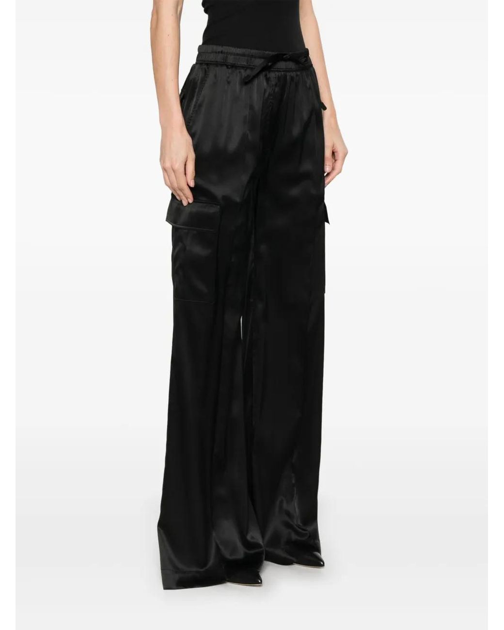 Tom Ford Black Satin Cargo
