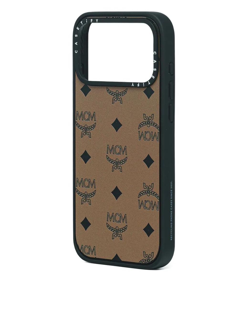 MCM Brown X Casetify Monogram-Pattern Iphone 17 Pro Max Case