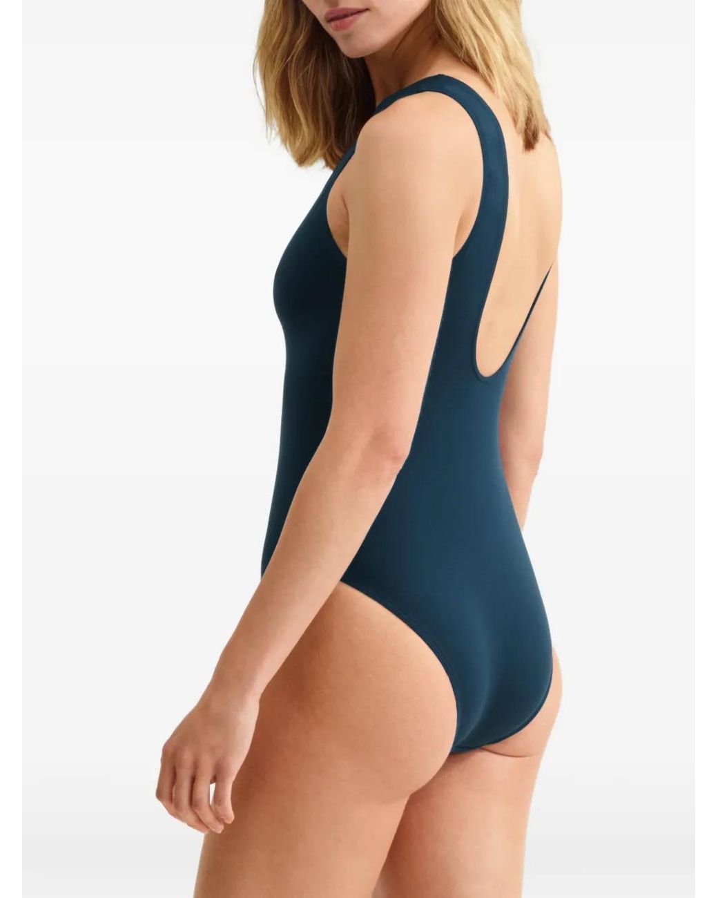 Eres Blue Icône V-Neck Swimsuit