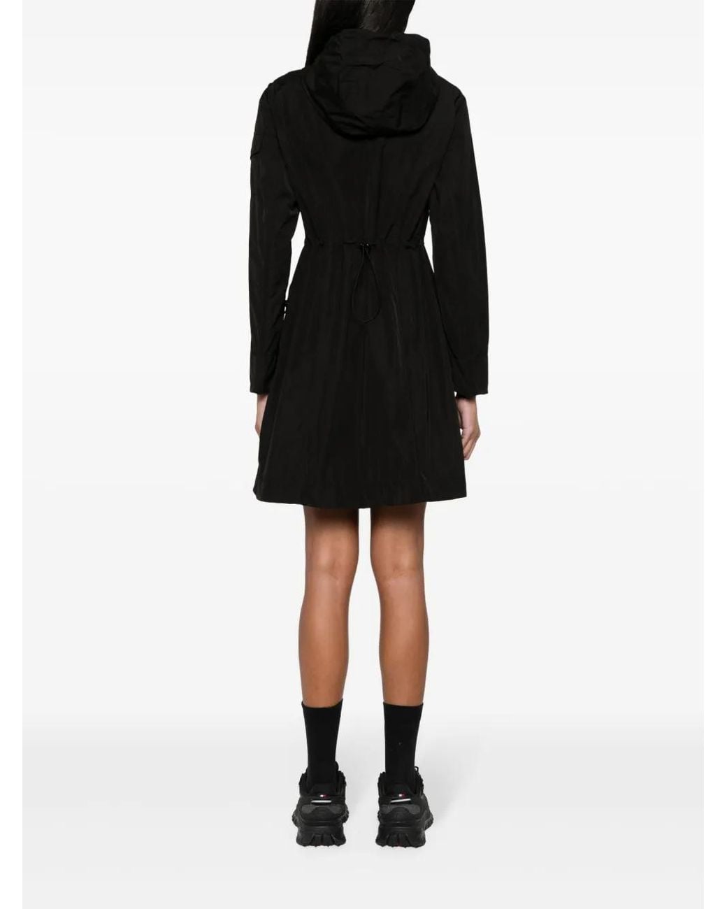 Moncler Black Laerte Hooded Shell Parka