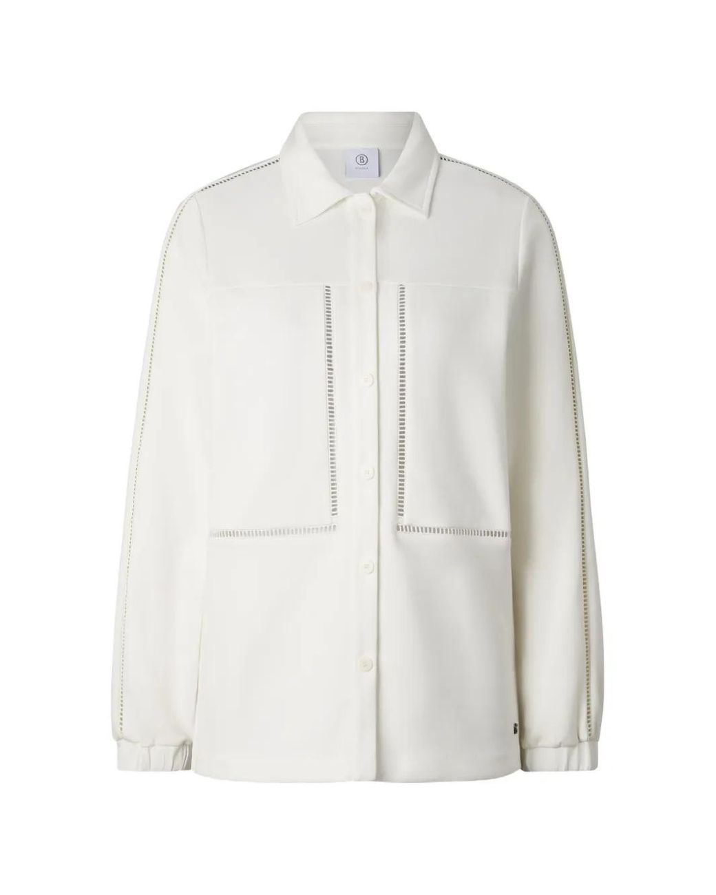 Bogner White Raquel Embroidered Shirt