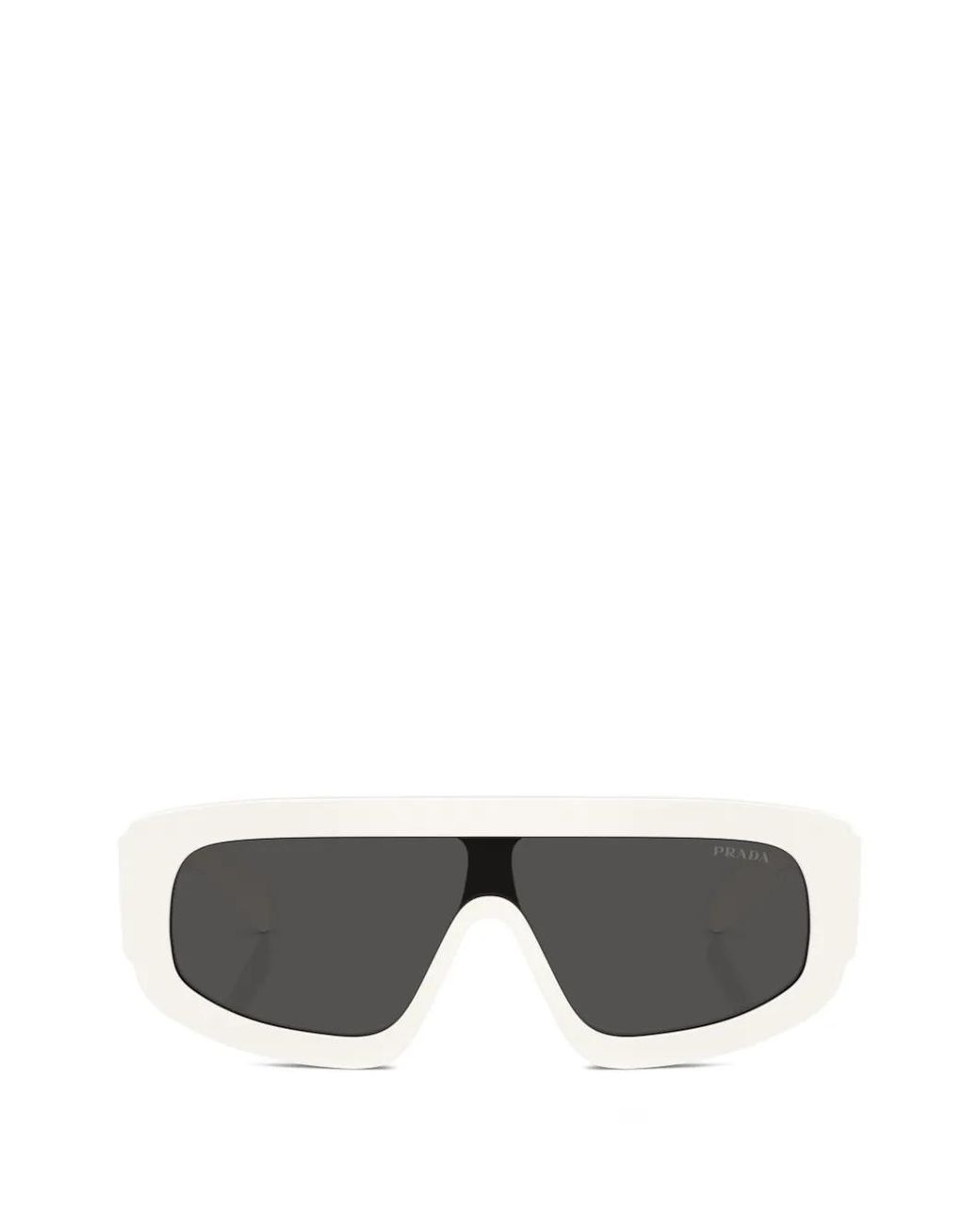 Prada Gray Oversized-Frame Sunglasses