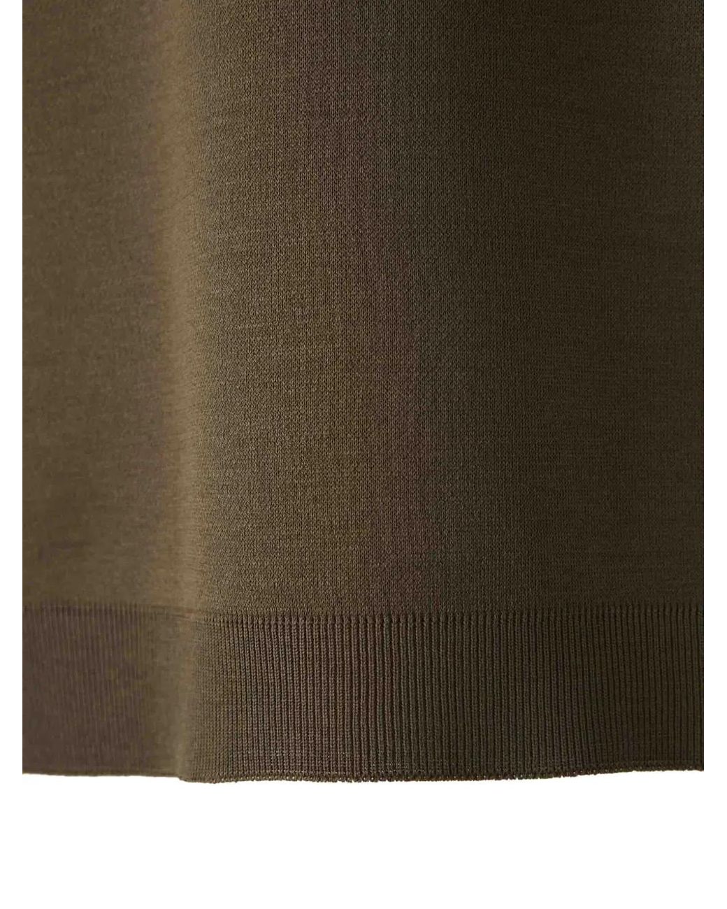 Herno Green Logo-Plaque T-Shirt for men