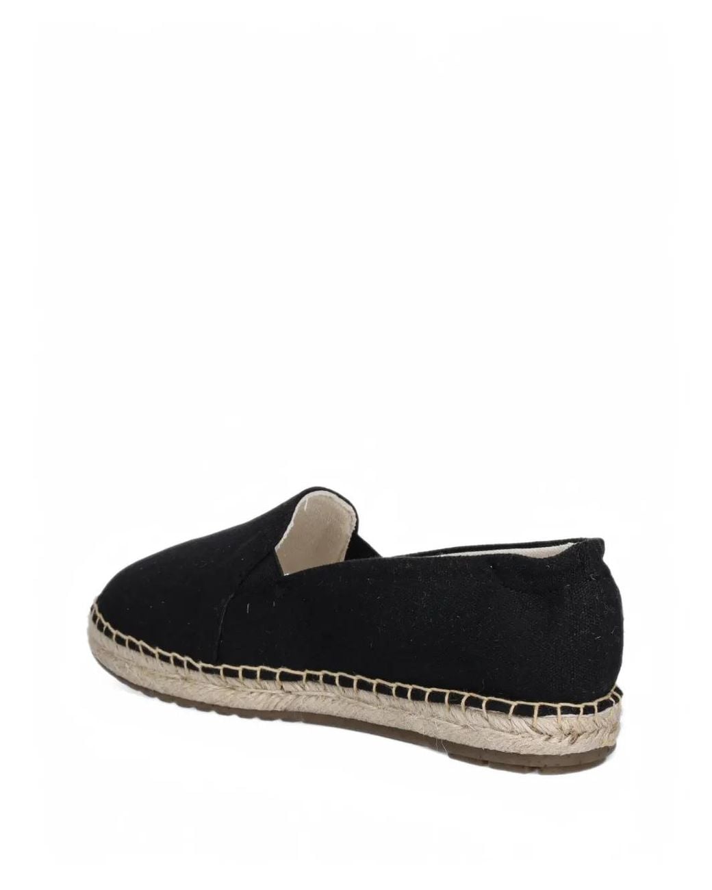EMU Black Slip-On Espadrilles