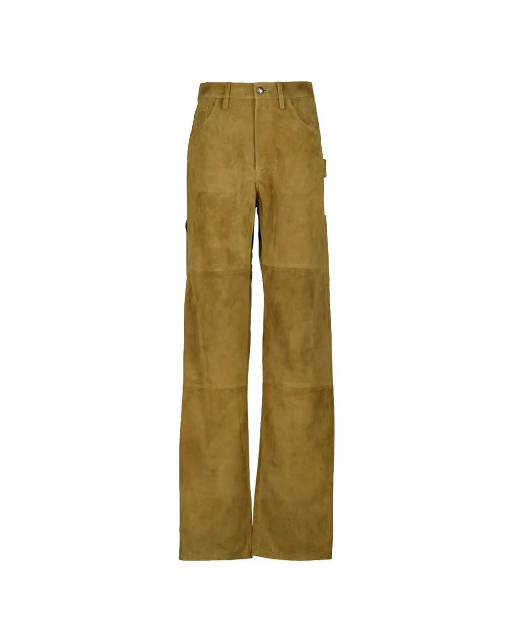 Altuzarra Green Pantalon Mills En Daim De Chèvre