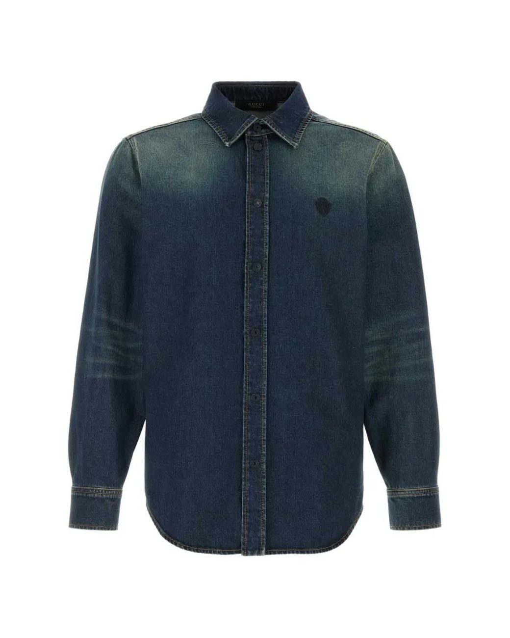 Gucci Blue Denim Shirt for men