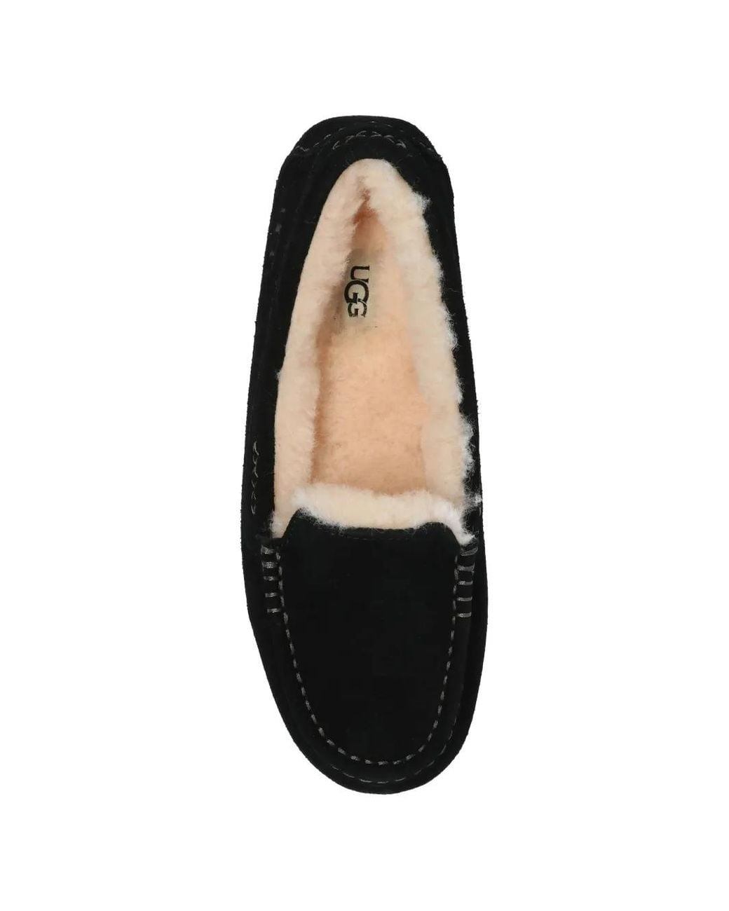 Ugg Black Ballerines Ansley En Daim