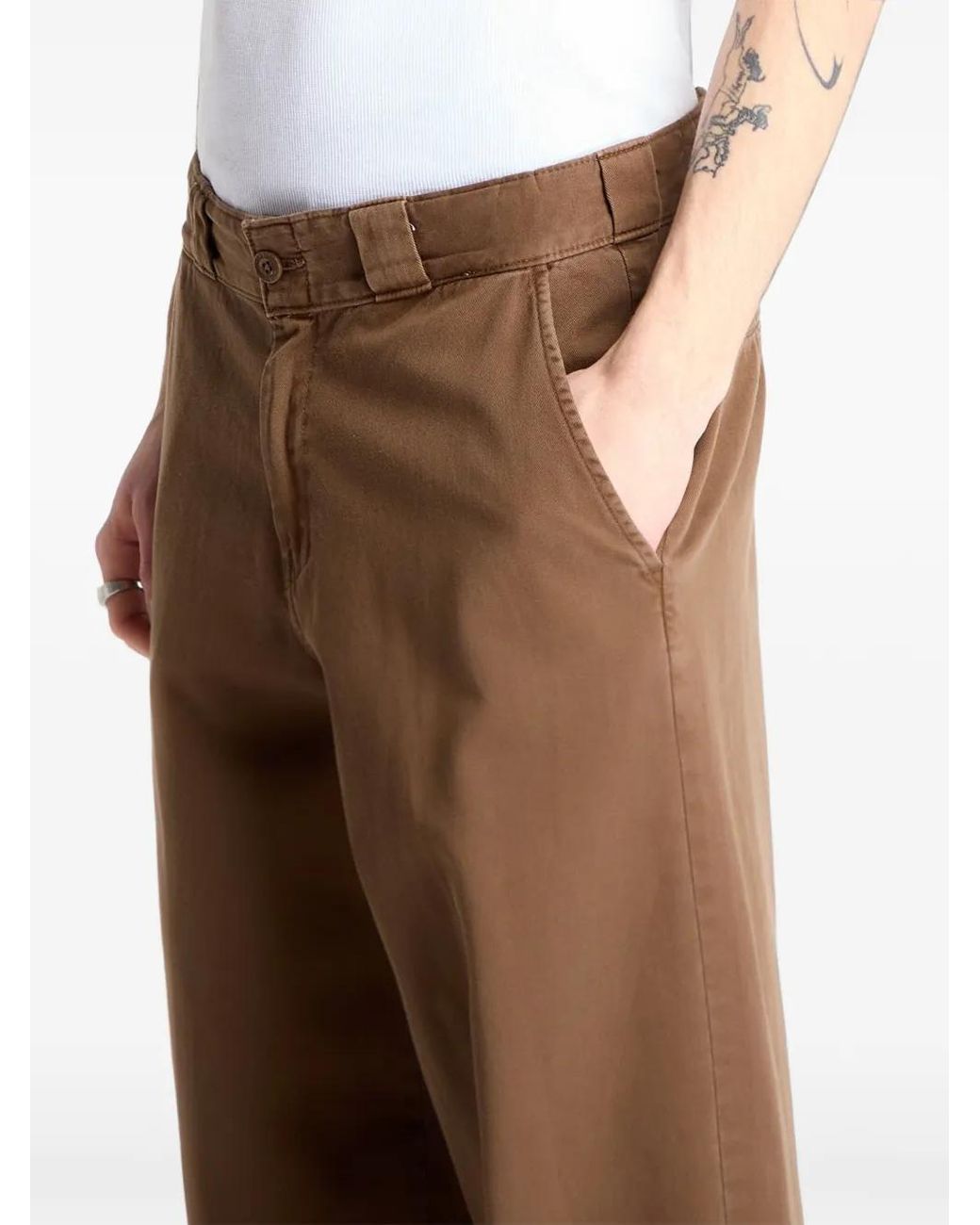 Dickies Brown 247 Loose-Fit Trousers for men