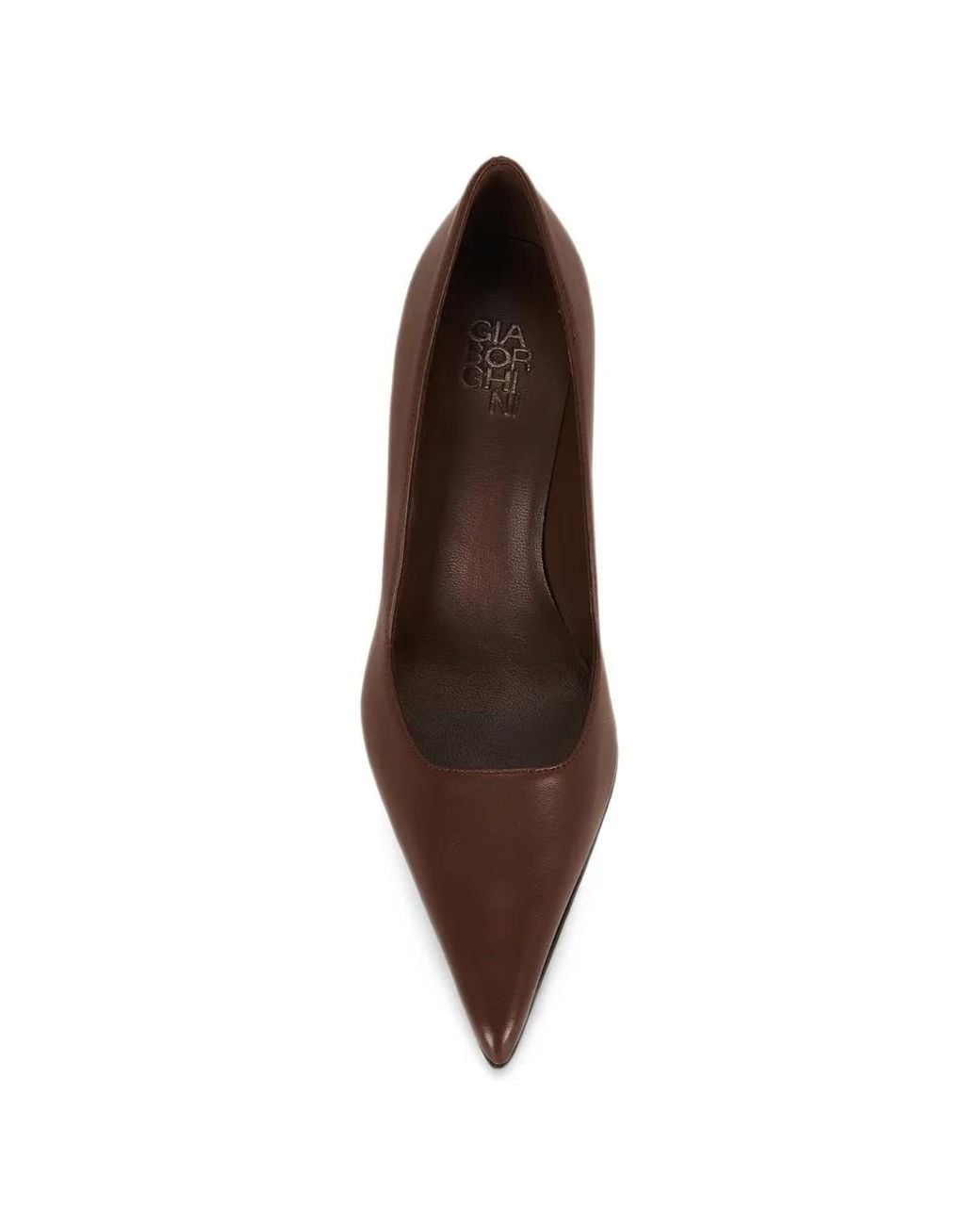 Gia Borghini Brown Monserrat Pointed-Toe Pumps