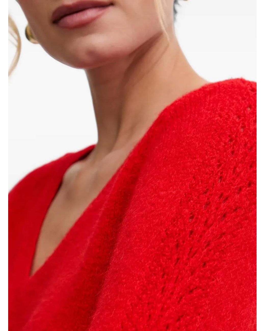 Morgan Red Pullover