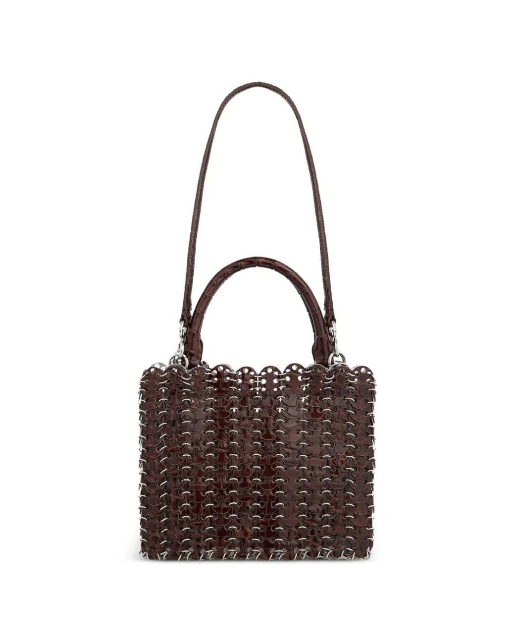 Rabanne Brown 1969 Flip Bag