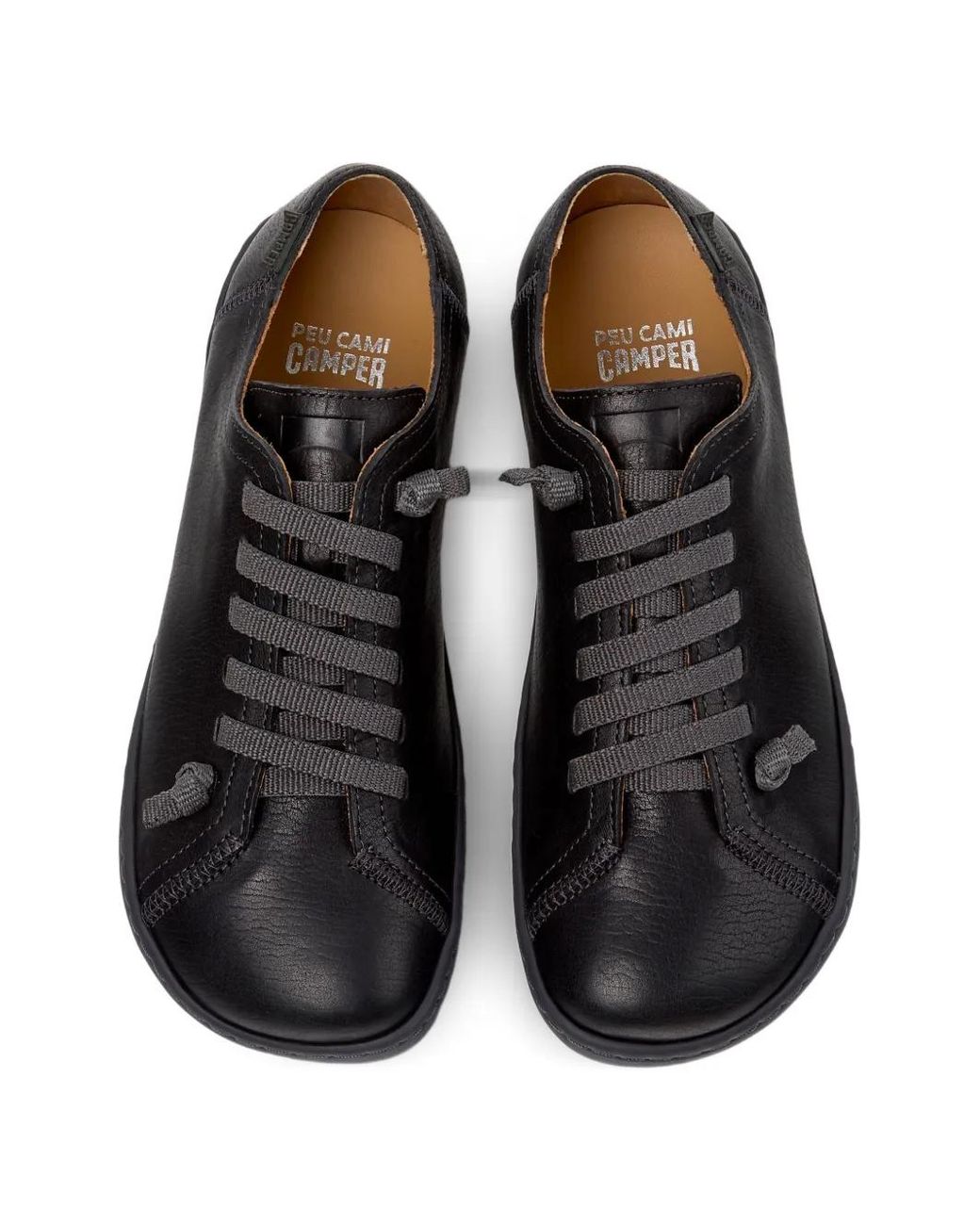 Camper Black Peu Leather Sneakers