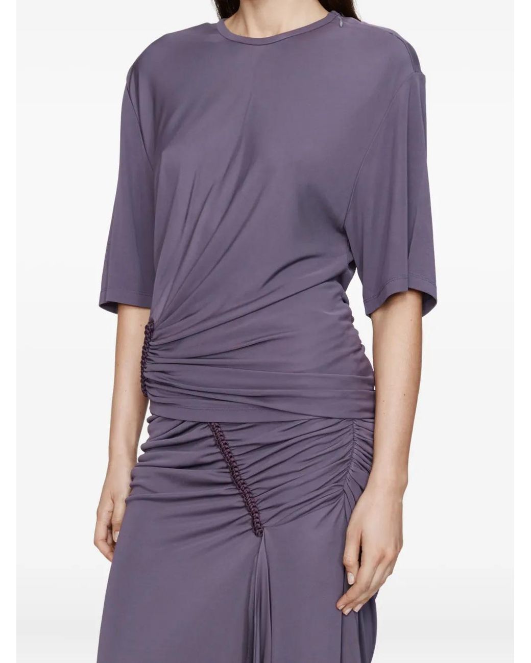 Christopher Esber Shibari Jersey Maxi-Rok in het Purple