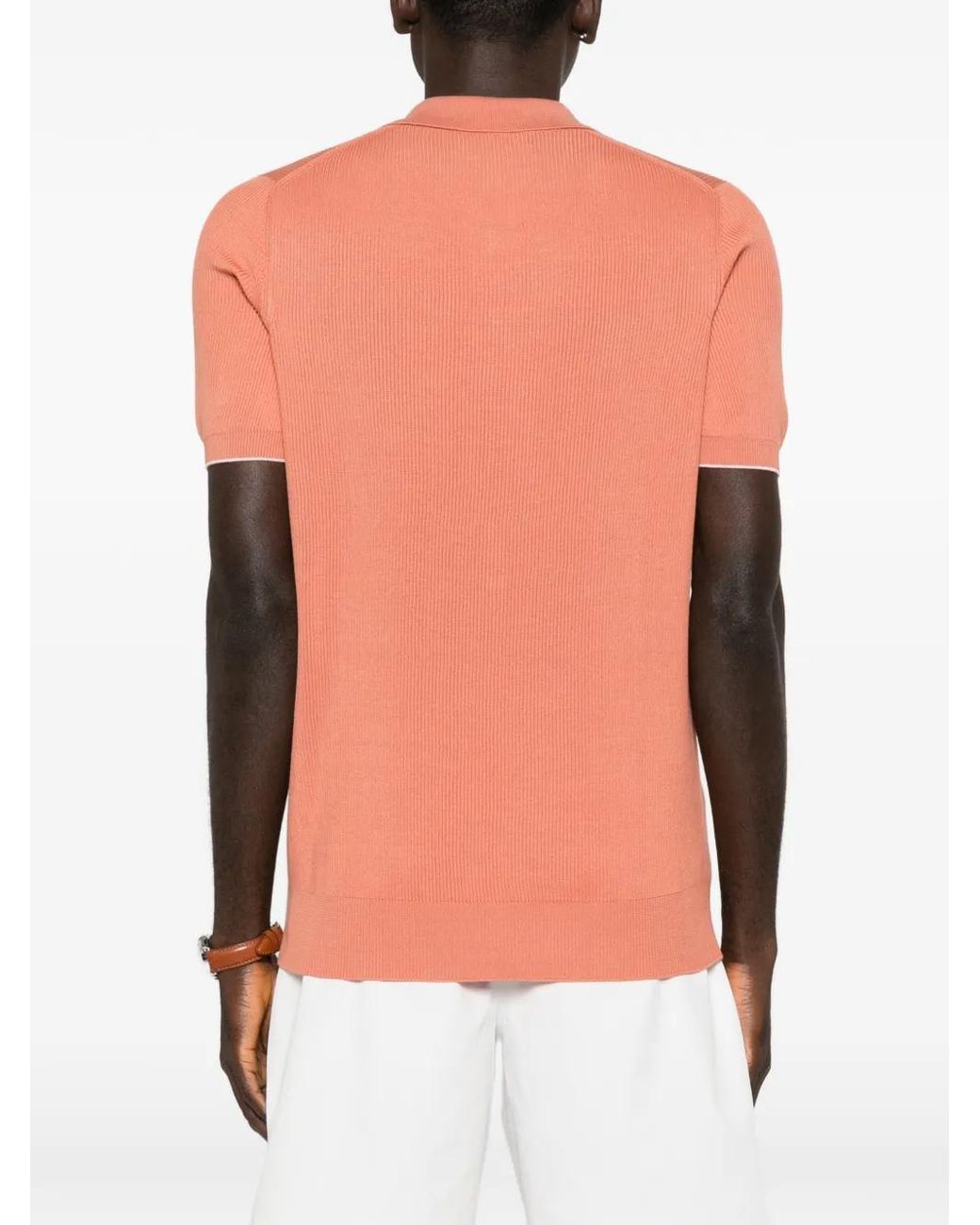 Brunello Cucinelli Orange Tops for men
