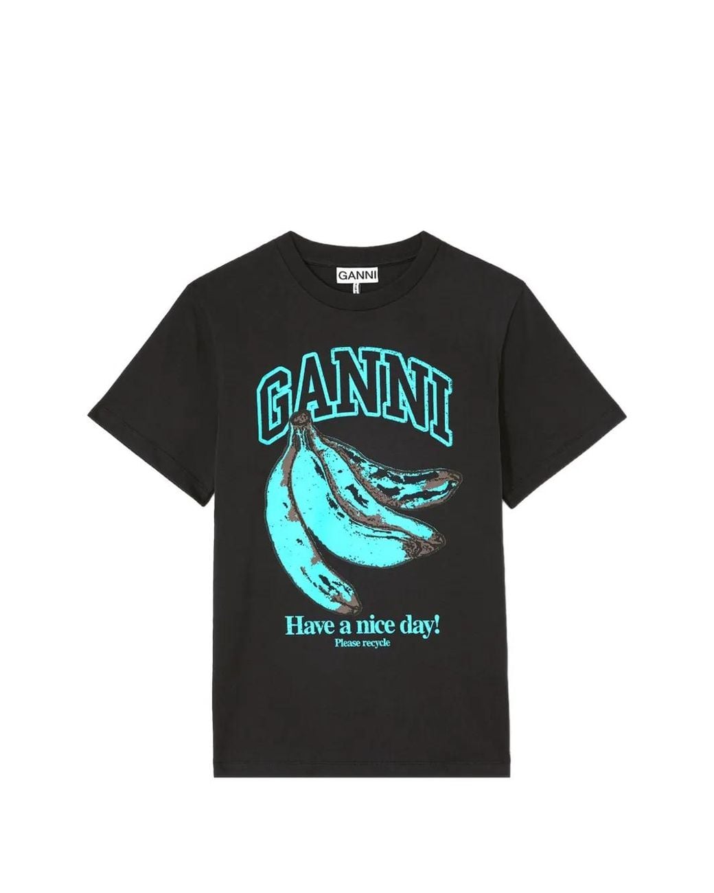 Ganni Black T-Shirt