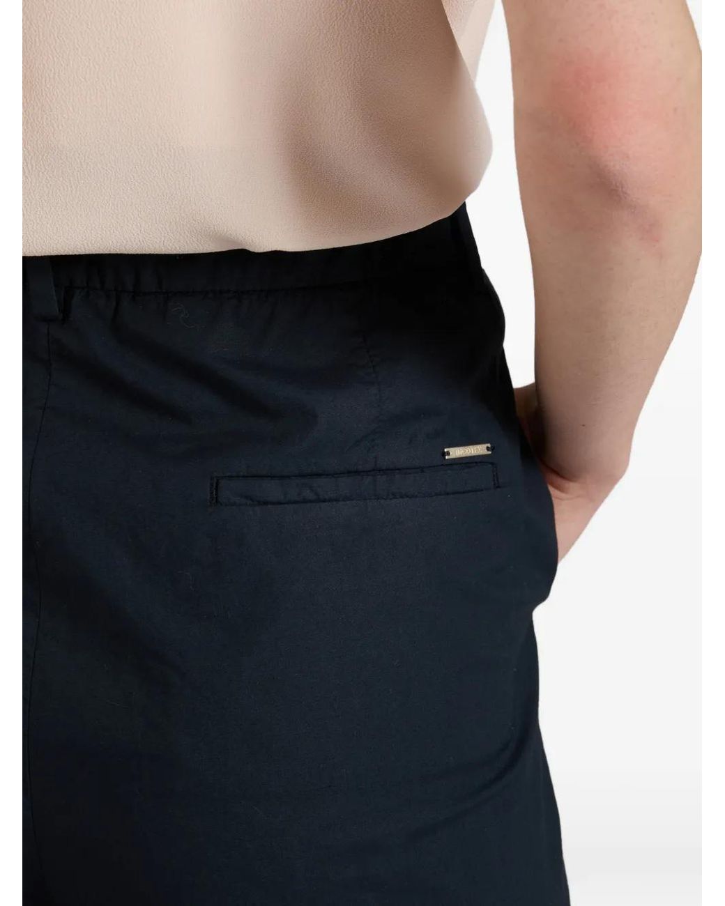 Slowear Blue Regular-Fit Poplin Trousers