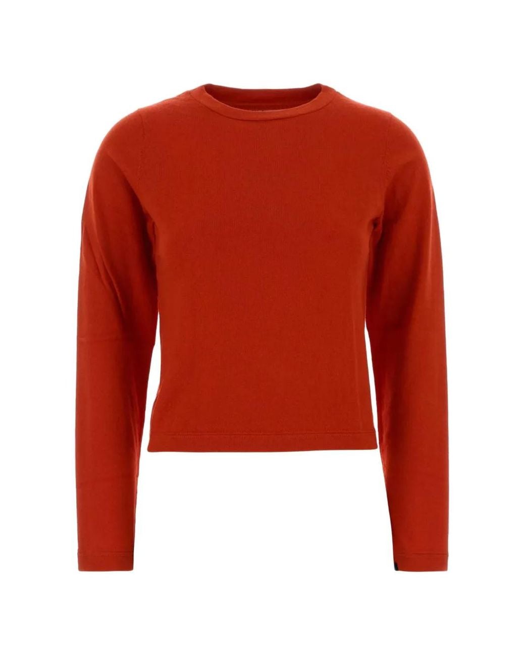 Extreme Cashmere Red T-Shirt À Manches Longues N°451
