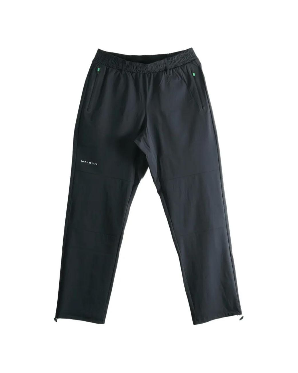 Malbon Golf Gray Logo-Print Track Pants for men