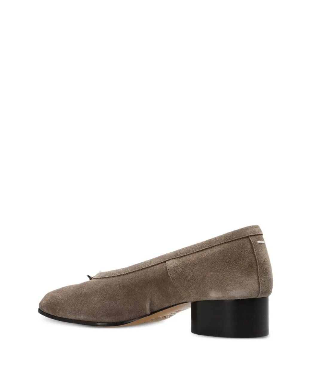 Maison Margiela Brown Tabi Suede Pumps
