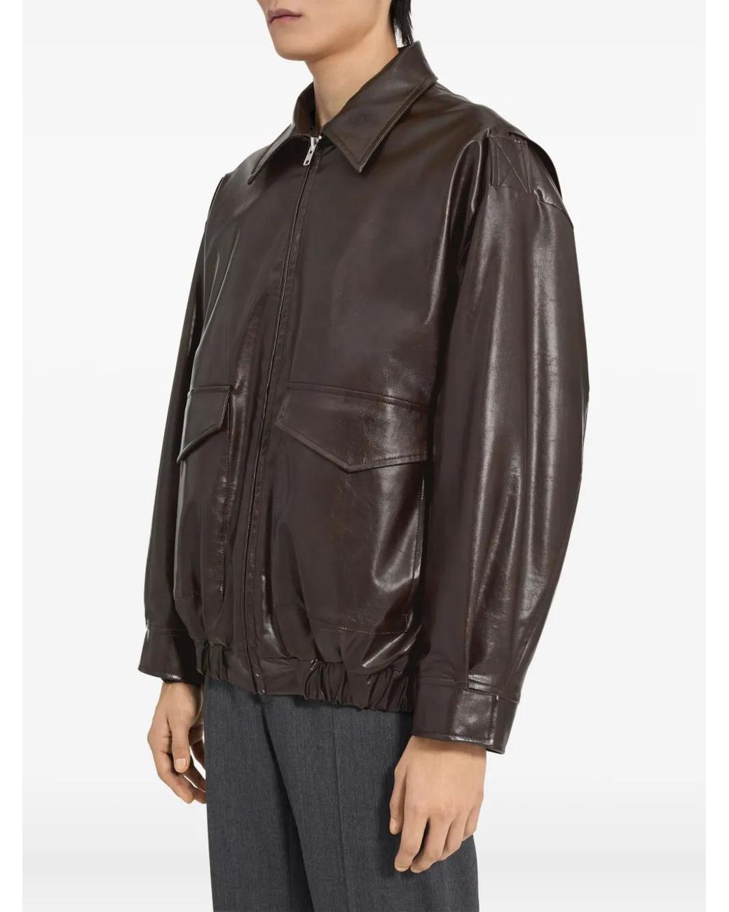 MM6 by Maison Margiela Brown Jackets for men