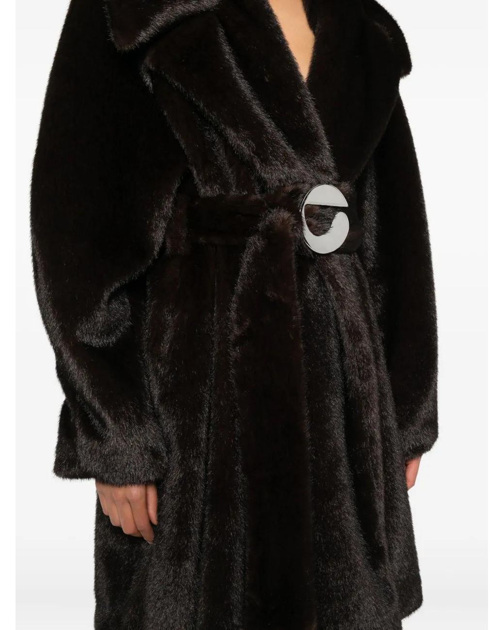 Coperni Black Belted Coat
