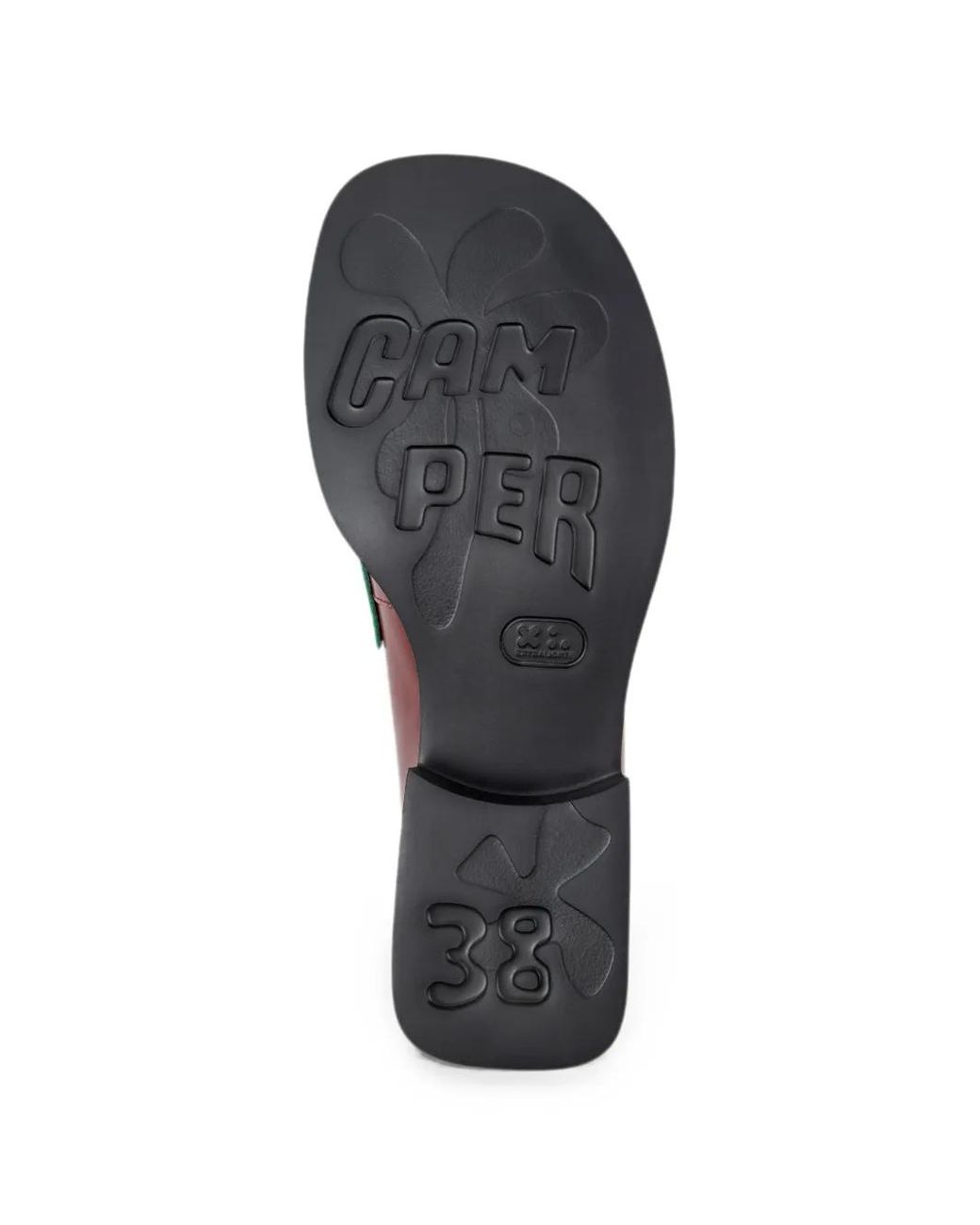 Camper Black Twins Fringed Leather Loafers