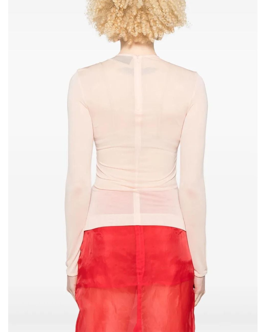 Simone Rocha Natural Mesh Top