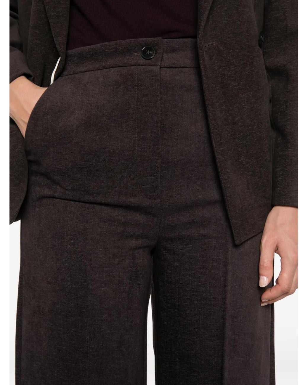 Emme White Gizio2 Pocket Trousers