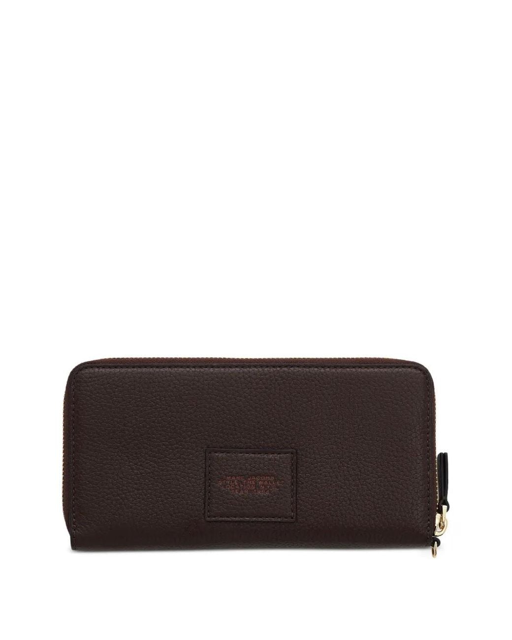 Marc Jacobs Brown Continental Leather Zip Wallet