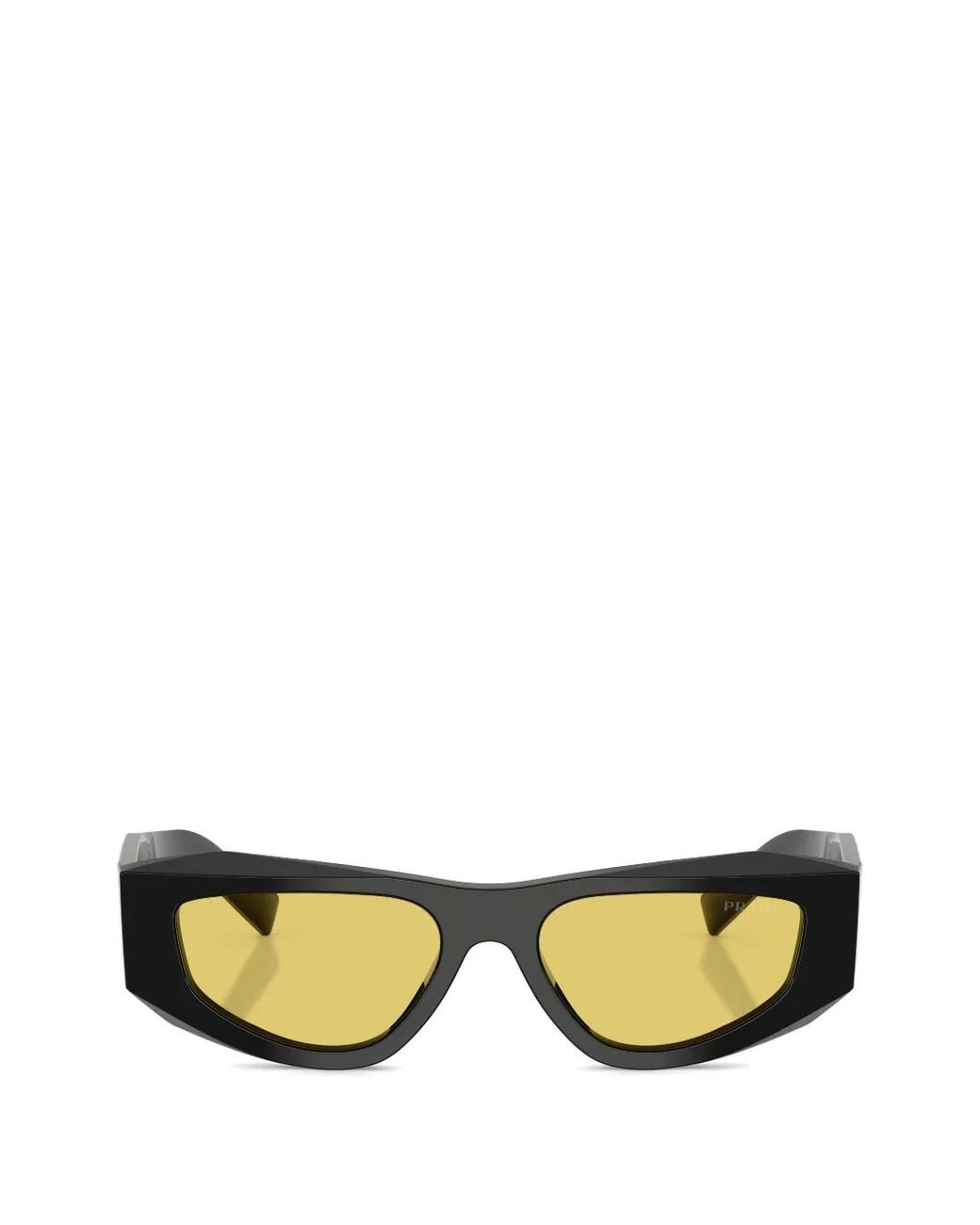 Prada Natural Geometric-Frame Sunglasses for men