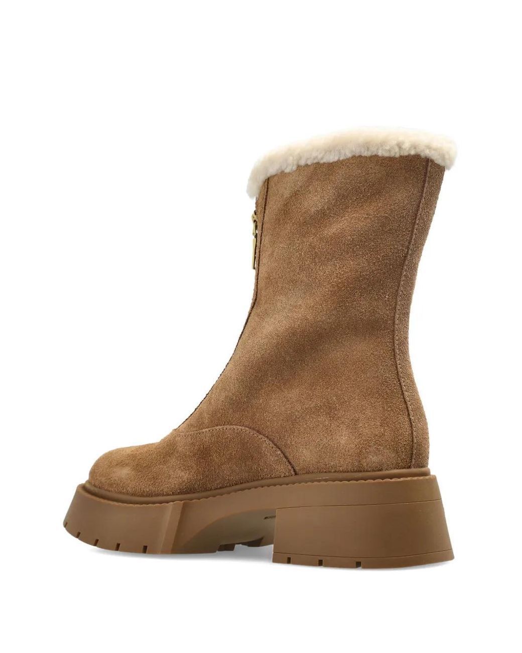COACH Brown Zip Shearling Cch85 Trainers