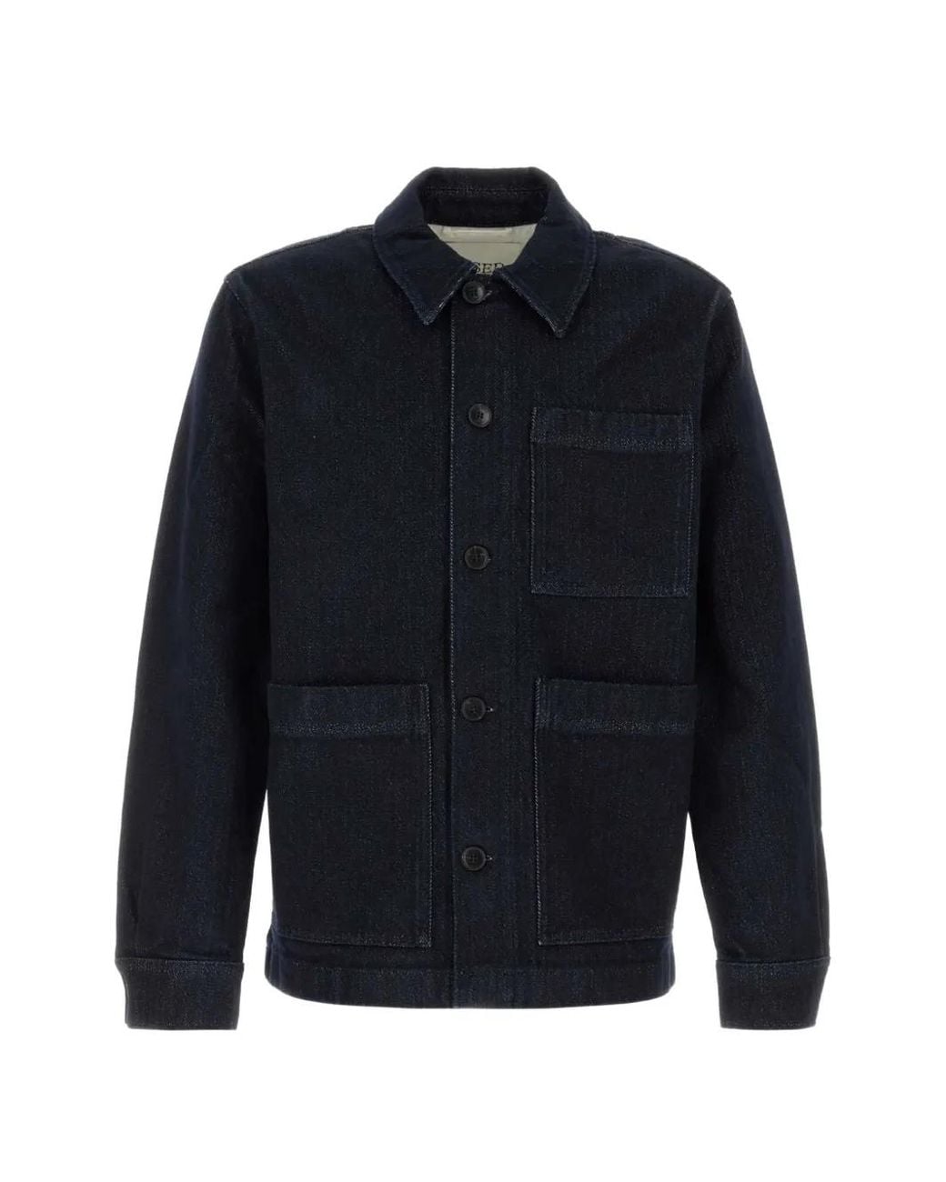 Closed Blue Atelier Button-Up Denim Jacket for men