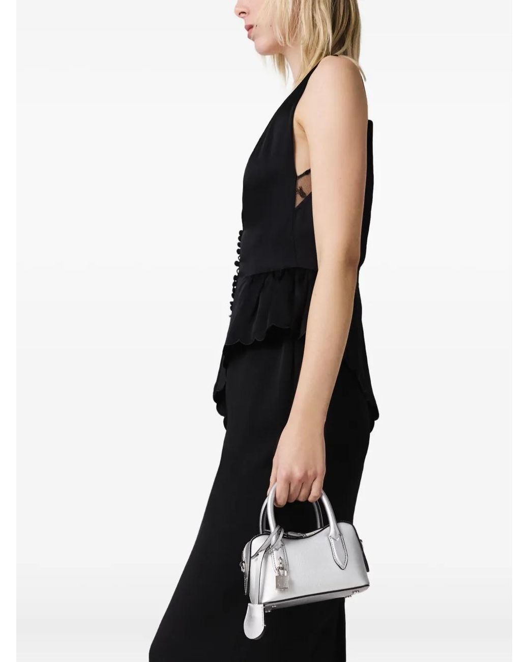 Stella McCartney Black V-Neck Dress