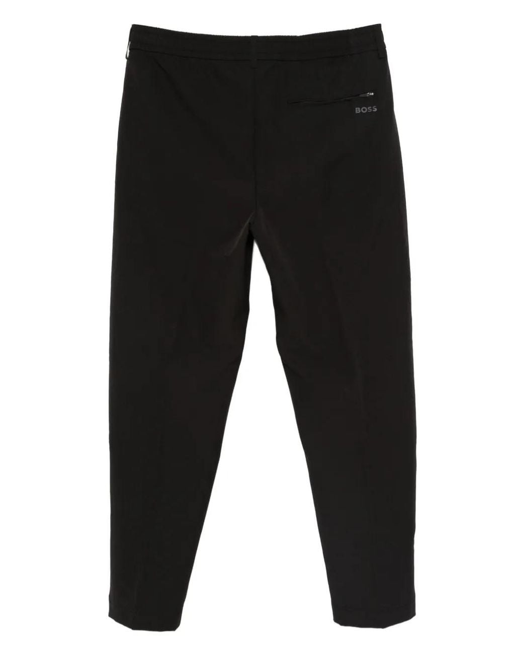 Boss Black Drawstring Trousers for men