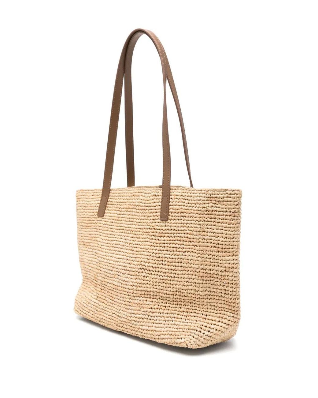 Mc2 Saint Barth Natural Raffia Shoulder Bag