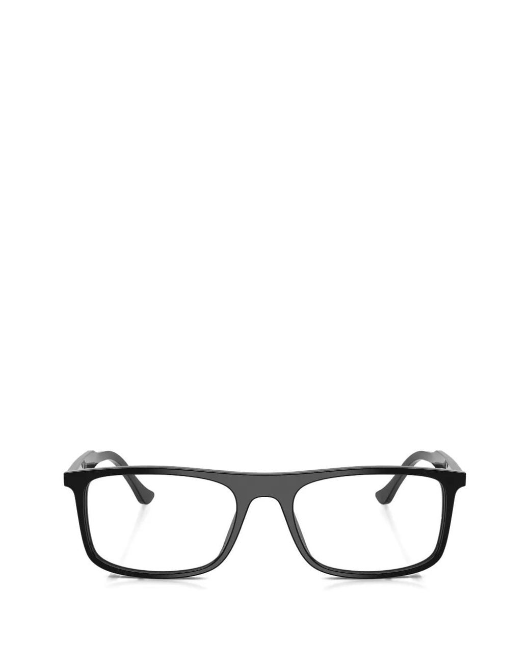 Ray-Ban Black Rectangle-Frame Glasses