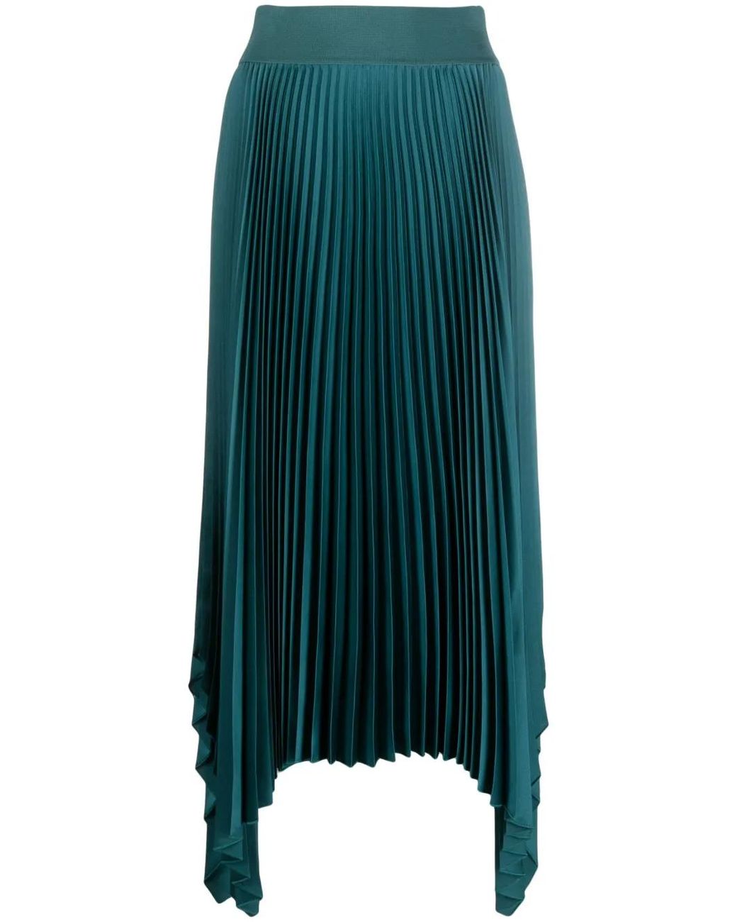 Joseph Geplooide Midi-Rok in het Green