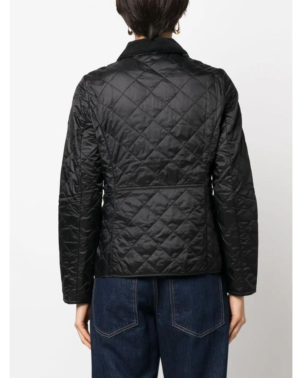 Barbour Black Deveron Quilt