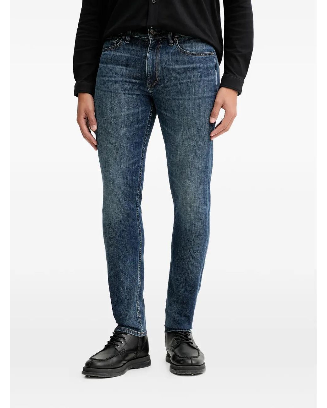 Rag & Bone Blue Back-Pocket Jeans for men