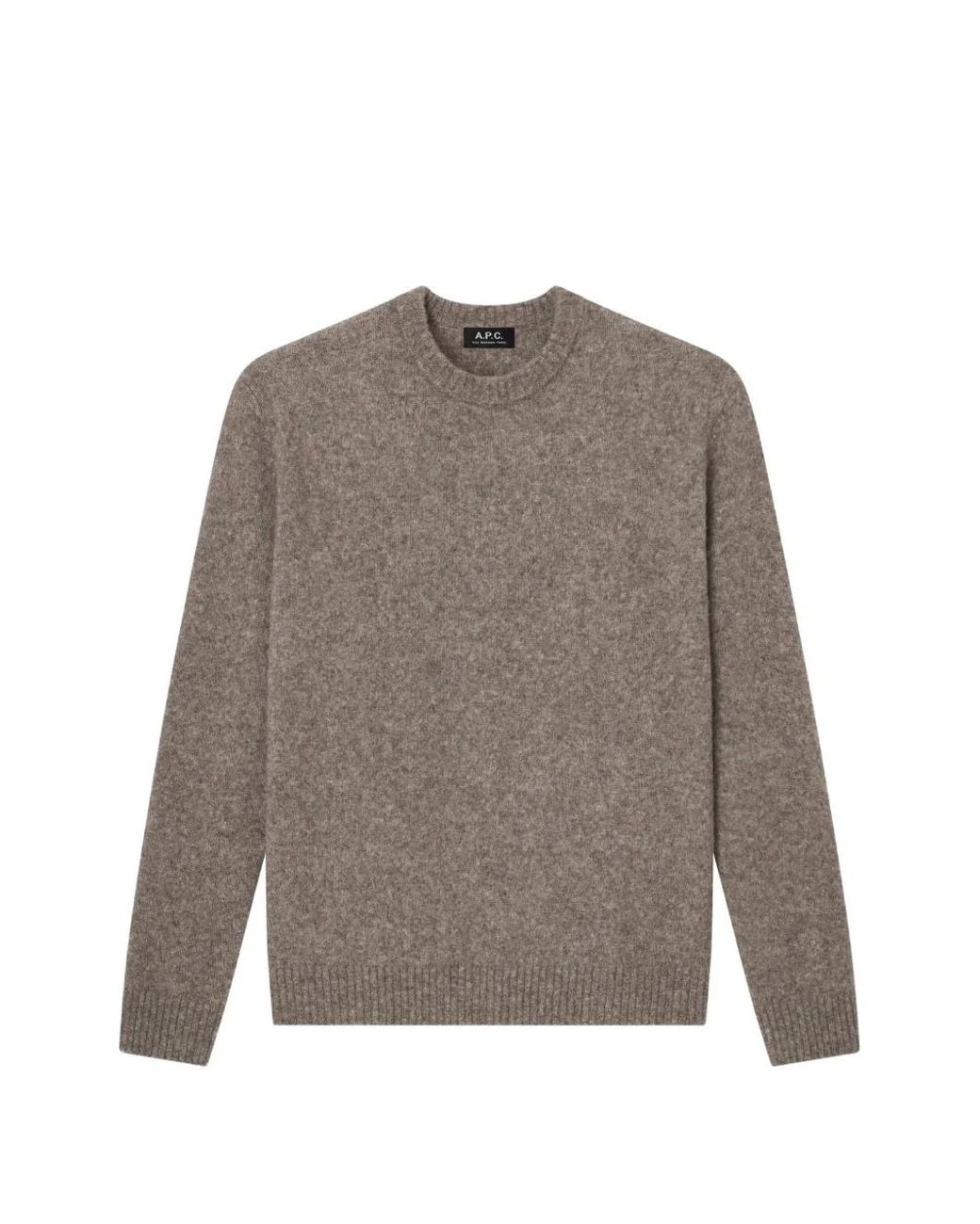 A.P.C. Gray Dropped-Shoulder Sweater