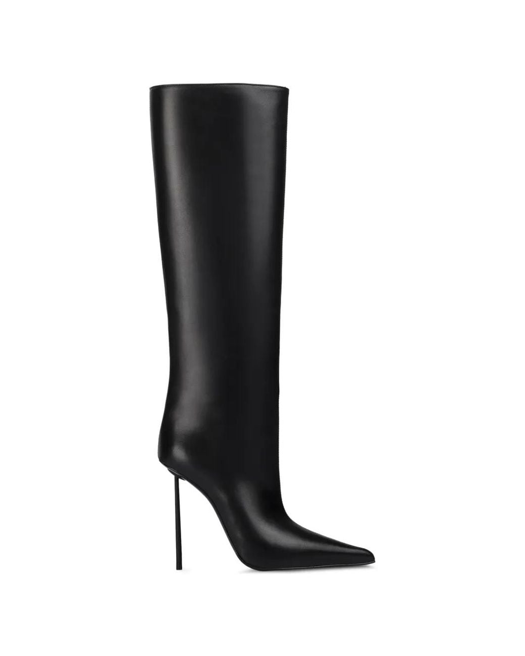 Le Silla Black Bottines Amelia En Cuir
